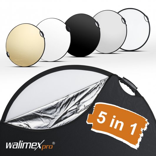 Walimex Pro Reflector 5 en 1 Redondo 56cm