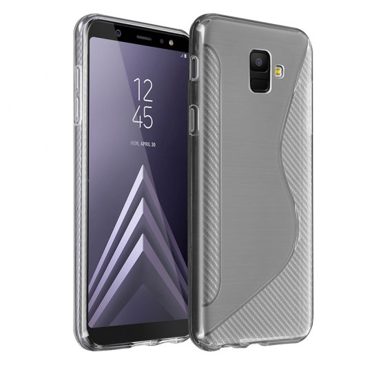 Avizar Funda Protectora de Silicona Flexible Transparente S-Line para Samsung Galaxy S5 / Galaxy S5