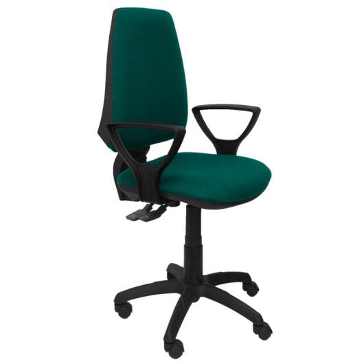 Piqueras y Crespo Elche S Bali Chaise de Bureau Accoudoirs Fixes Vert Clair