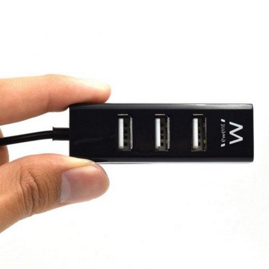 Ewent Mini-Hub 4 Puertos USB 2.0