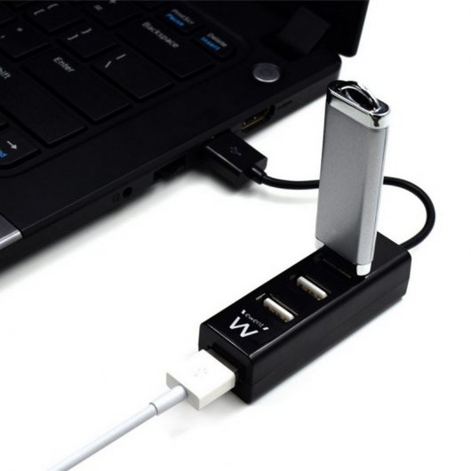 Ewent Mini-Hub 4 Puertos USB 2.0