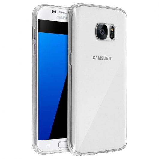 Coque de protection en silicone transparente ultra fine Avizar pour Samsung Galaxy S7