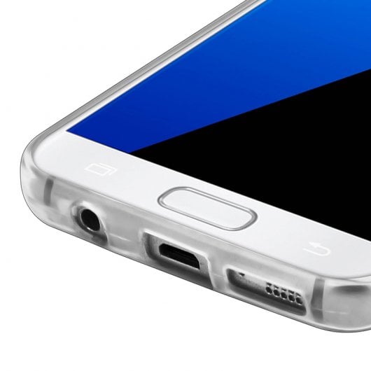 Coque de protection en silicone transparente ultra fine Avizar pour Samsung Galaxy S7