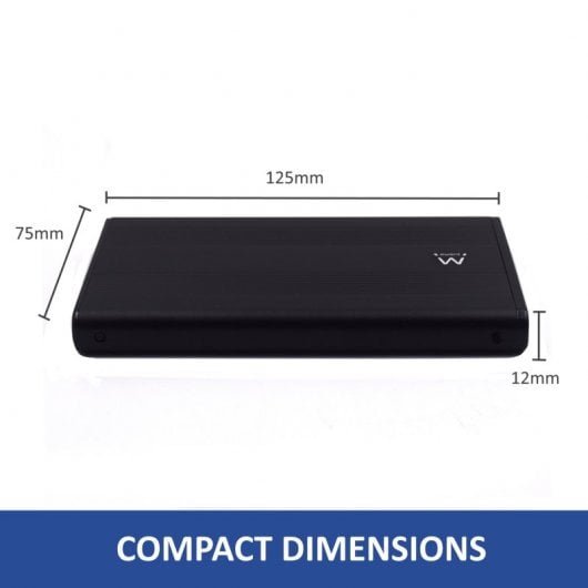 Ewent Carcasa de Aluminio para Disco Duro Sata 2.5" USB 2.0