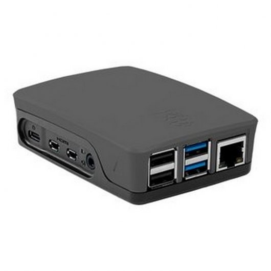 Joy-It RB-CaseP4+ 06B Carcasa Negra para Raspberry Pi