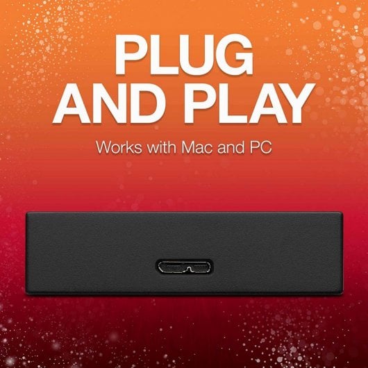 Seagate Backup Plus Disco Duro Externo 5TB USB 3.0 Negro
