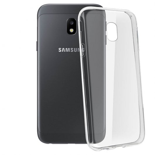 Coque de protection en silicone transparente ultra fine Avizar pour Samsung Galaxy J3 2017
