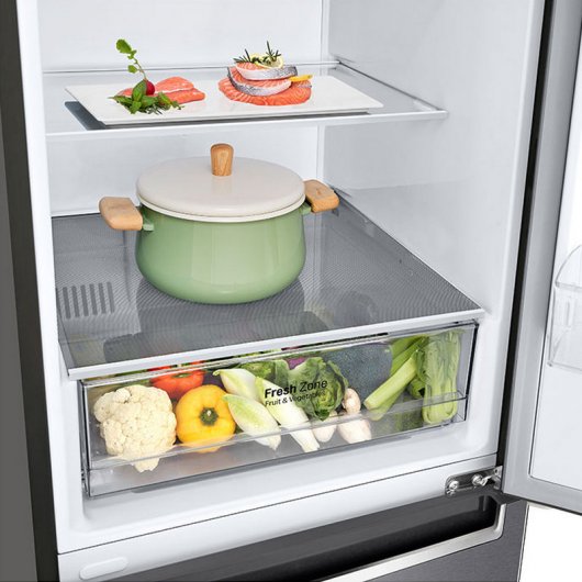 LG GBP32DSLZN Frigorífico Combi Total No Frost E Acero Inoxidable