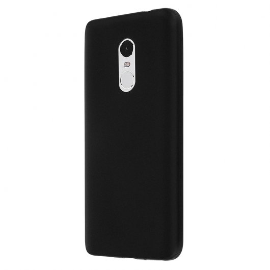 Avizar Funda Protectora de Silicona Negra Flexible para Xiaomi Redmi Note 4 / 4X