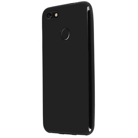 Avizar Funda Protectora de Silicona Flexible Negro Mate para Huawei Y8 Pro 2017 / P9 Lite Mini