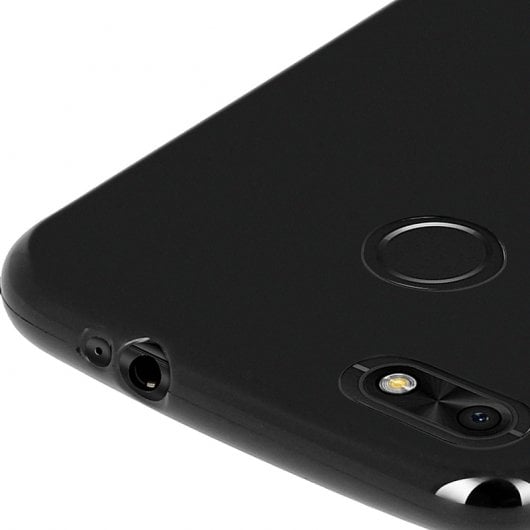 Avizar Funda Protectora de Silicona Flexible Negro Mate para Huawei Y8 Pro 2017 / P9 Lite Mini