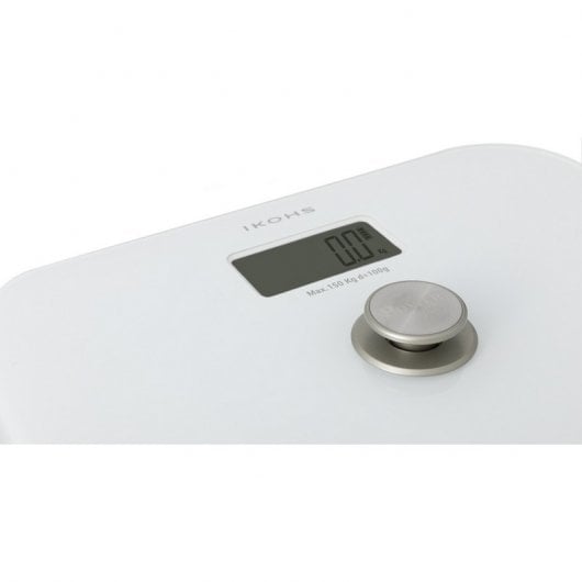 Create Exiges Báscula de Baño sin pilas ni batería Blanca