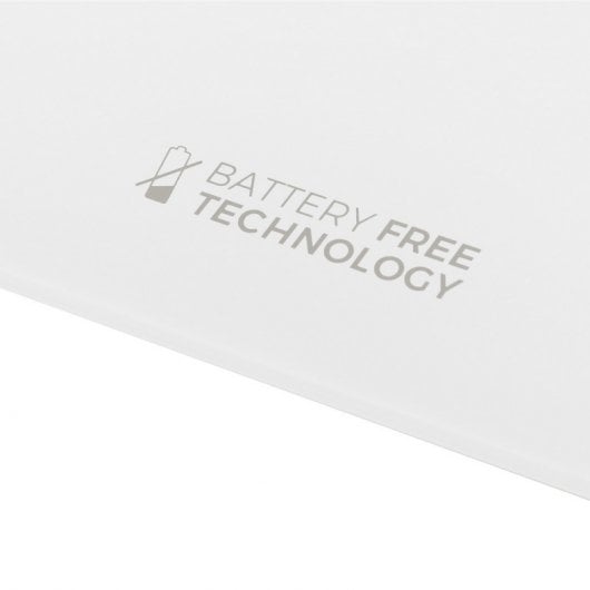 Create Exiges Báscula de Baño sin pilas ni batería Blanca