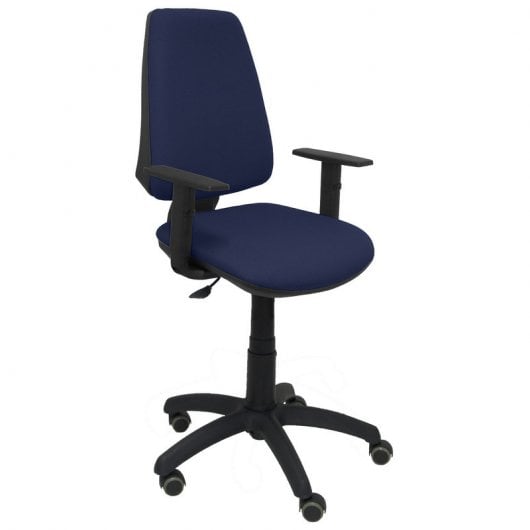 Piqueras y Crespo Elche CP Bali Sedia da ufficio Braccioli regolabili Parquet Ruote Blu navy