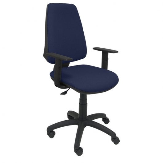Piqueras y Crespo Elche CP Bali Sedia da ufficio braccioli regolabili ruote nylon blu navy