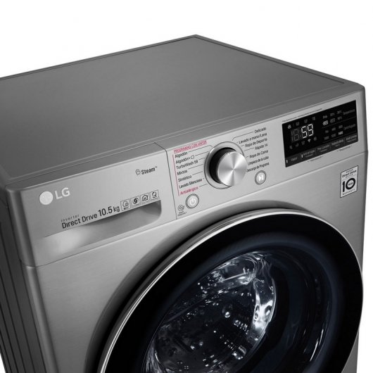 LG F4WV710P2T Lavadora de Carga Frontal 10.5Kg A+++ Acero Inoxidable