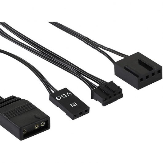 AeroCool Edge 14 Pro ARGB Pack 3 Ventoinhas 140mm + H66F HUB + Comando Remoto