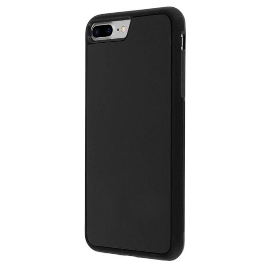 Avizar Funda Protectora de Silicona Negra con Ventosa para iPhone 7 Plus / iPhone 8 Plus