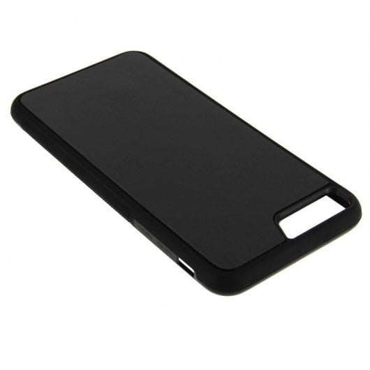 Avizar Funda Protectora de Silicona Negra con Ventosa para iPhone 7 Plus / iPhone 8 Plus