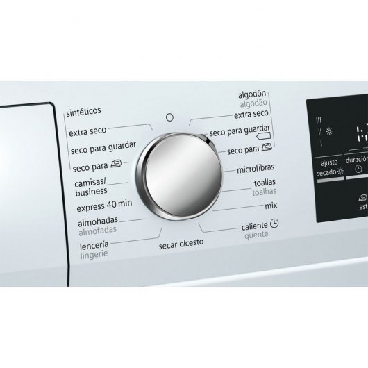 Siemens WT47G438ES Secadora Bomba de Calor de Carga Frontal 8Kg A++ Blanca