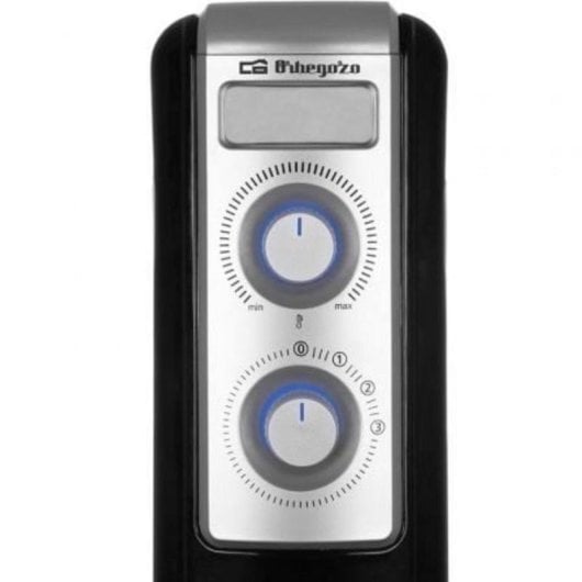 Radiador a Óleo Orbegozo RN 2500 2500W 11 Elementos Preto com Termóstato