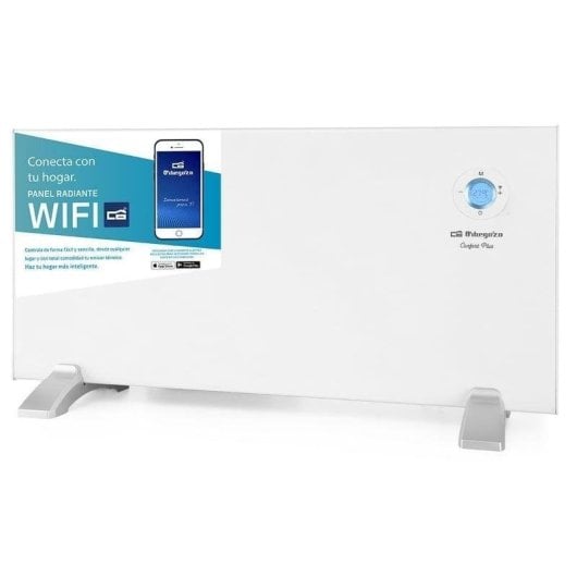 Panneaux Radiants Orbegozo REW 1500 1500W Wifi Installation Murale ou Sol IP21