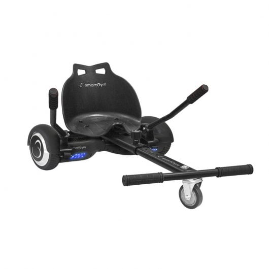 SmartGyro Go-Kart Pack X1s Hoverboard Negro + Go-Kart Pro Silla para Hoverboard Negra