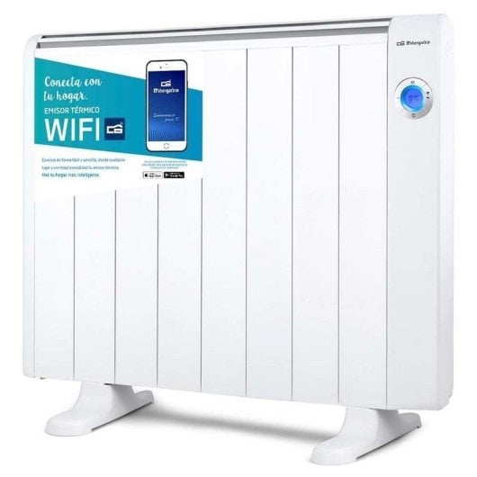 Thermischer Heizkörper Orbegozo RRW 1500 1500W 8 Elemente Wifi und Fernbedienung