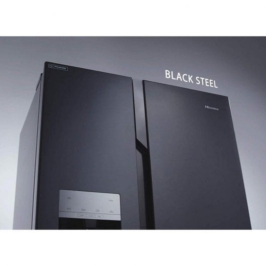 Hisense RS694N4TF2 Frigorífico Americano Total No Frost A++ Negro