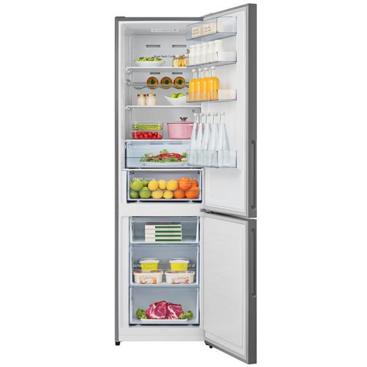 Hisense RB438N4GB3 Frigorífico Combi A+++ Cristal Negro