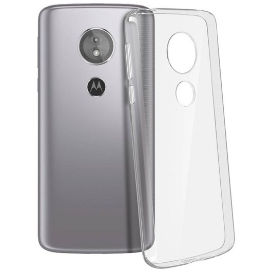 Avizar Funda Protectora de Silicona Flexible Semitransparente para Motorola Moto G6 Play / Motorola E5