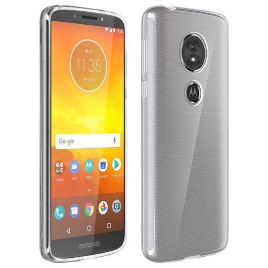 Avizar Funda Protectora de Silicona Flexible Semitransparente para Motorola Moto G6 Play / Motorola E5
