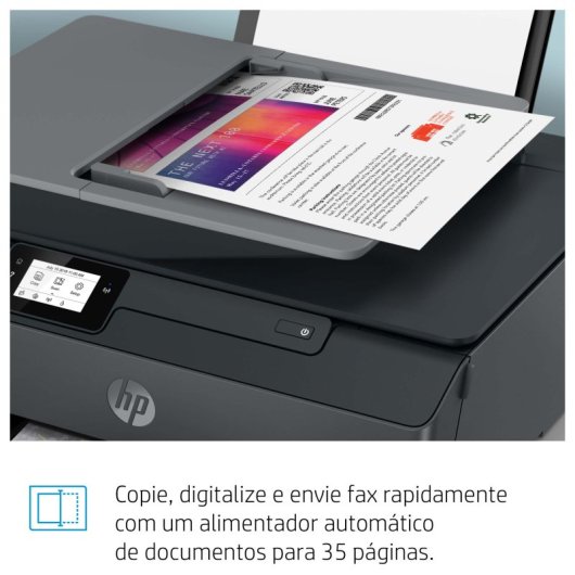 Multifunções HP Smart Tank Plus 655 Jato de Tinta Color WiFi Fax ADF Tanque Inclusivo