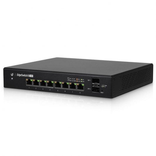 Ubiquiti EdgeSwitch 8 Commutateur géré 150 W 8 ports Gigabit PoE + 2 SFP