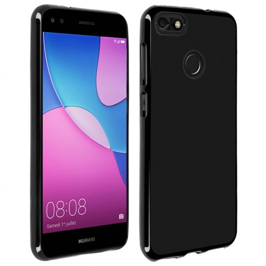 Avizar Funda Protectora de Silicona Flexible Negra para Huawei Y6 Pro 2017 / Huawei P9 Lite Mini