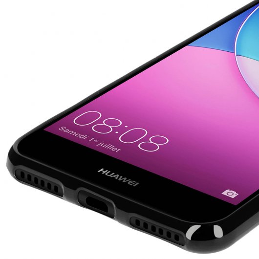 Avizar Funda Protectora de Silicona Flexible Negra para Huawei Y6 Pro 2017 / Huawei P9 Lite Mini