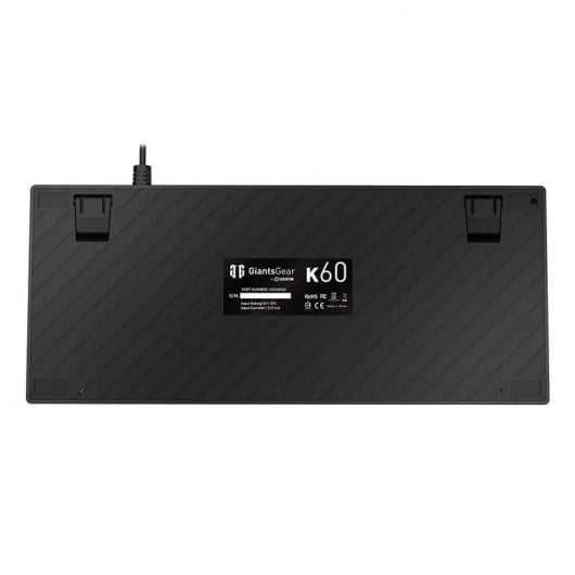 Giants Gear K60 Teclado Gaming Mecánico RGB  Switches Kailh Red