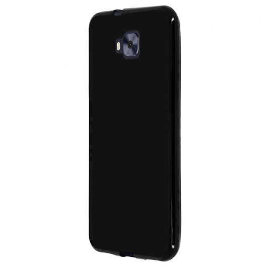 Avizar Funda Protectora de Silicona Flexible Negra para Asus Zenfone 4 Selfie / Asus Zenfone Live Plus ZB553KL