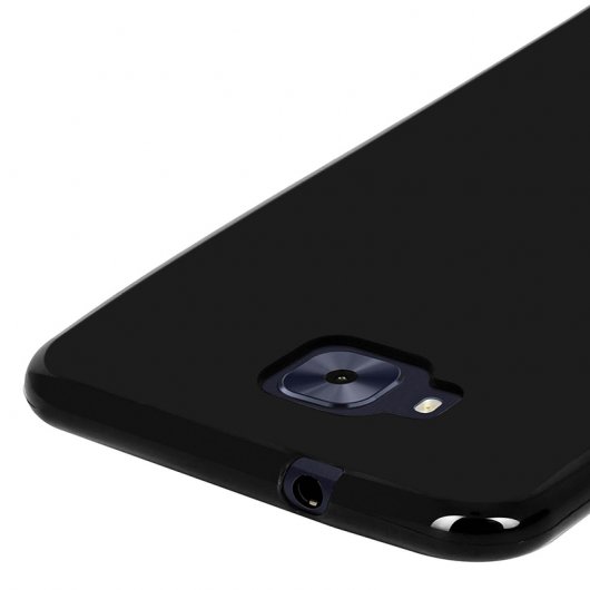 Avizar Funda Protectora de Silicona Flexible Negra para Asus Zenfone 4 Selfie / Asus Zenfone Live Plus ZB553KL