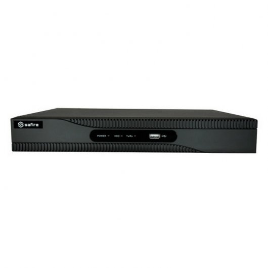 Safire SF-HTVR6108-HEVC Videograbador 5 en 1 Safire H.265+