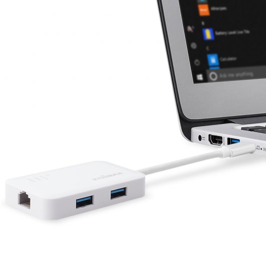 Edimax EU-4308 Adattatore Gigabit da USB-C a 3x USB 3.0 1x RJ-45