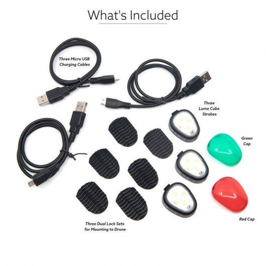 Lume Cube Strobe Kit 3 Lumières Anti-collision pour Drones