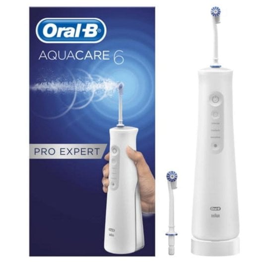 Irrigadores Dentais Oral-B Aquacare 6 Pro Expert Tecnologia Oxyjet 3 Intensidades 2 Boquilhas