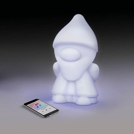 Bigben Altavoz Bluetooth Enanito de Jardín Luminoso