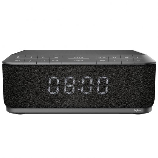 Bigben RR140IG Rádio Despertador Digital com Base de Carga Sem Fios