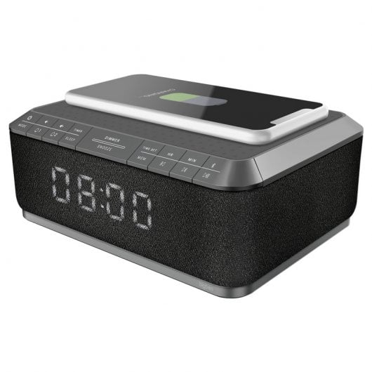 Bigben RR140IG Rádio Despertador Digital com Base de Carga Sem Fios