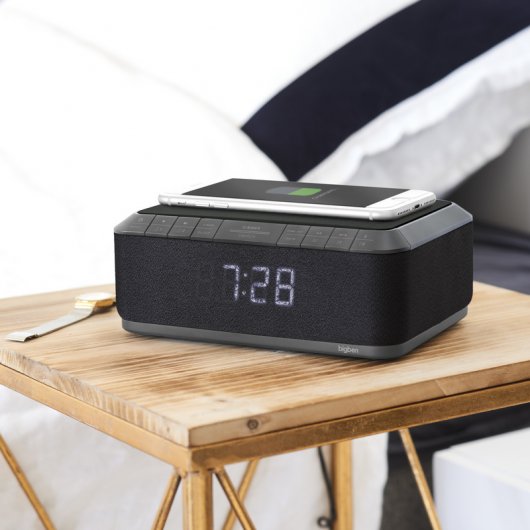 Bigben RR140IG Rádio Despertador Digital com Base de Carga Sem Fios