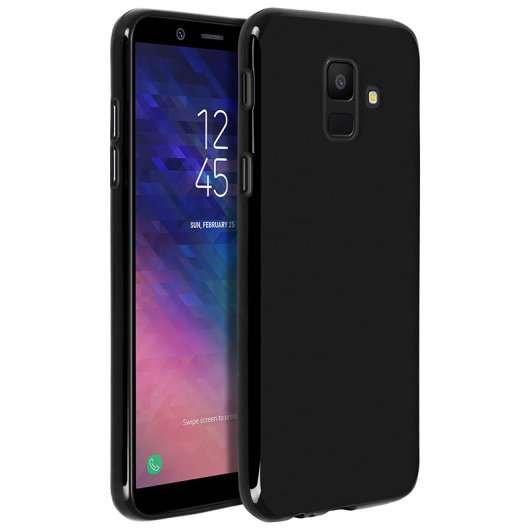 Avizar Flexible Silikon-Anti-Fingerabdruck-Schutzhülle für Samsung Galaxy A6