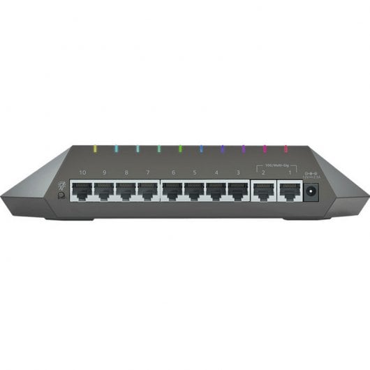 Netgear Nighthawk SX10 Switch Gaming 8 Puertos Gigabit Ethernet con 2 Puertos de 10G/Multi-Gigabit)