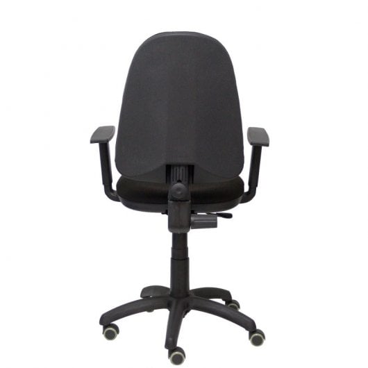 Piqueras y Crespo Ayna Bali Chaise de Bureau Accoudoirs Réglables Roues Parquet Noir